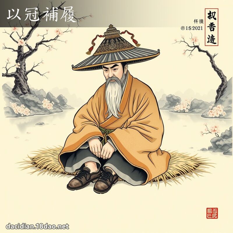 以冠補履 配图