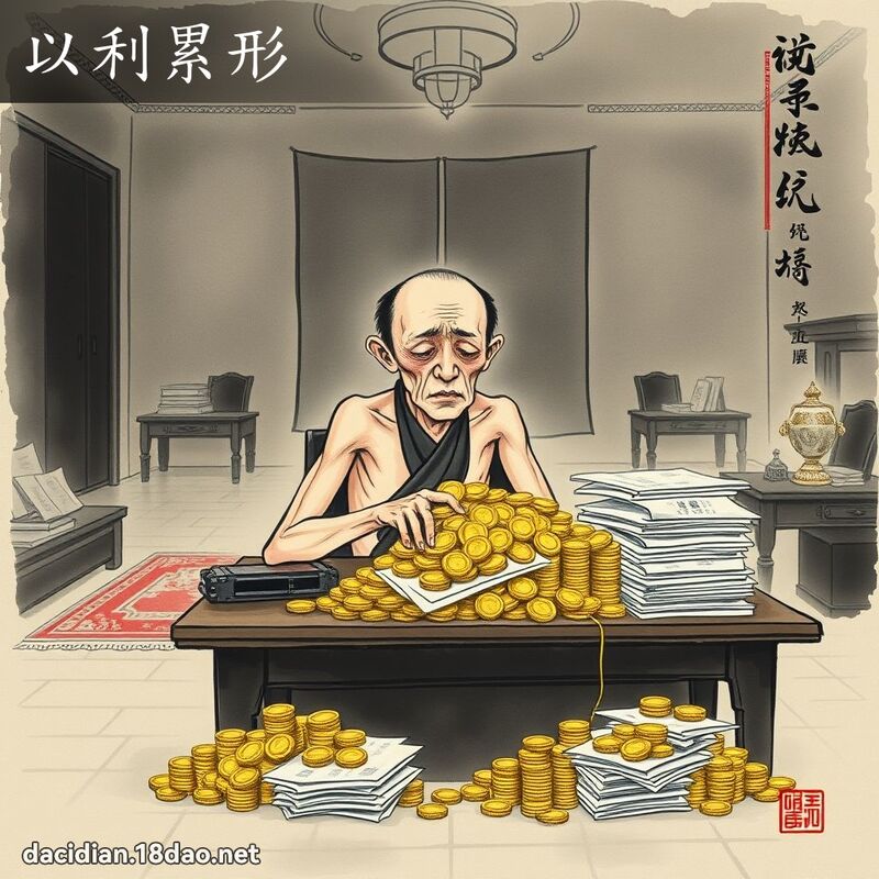 以利累形 配图