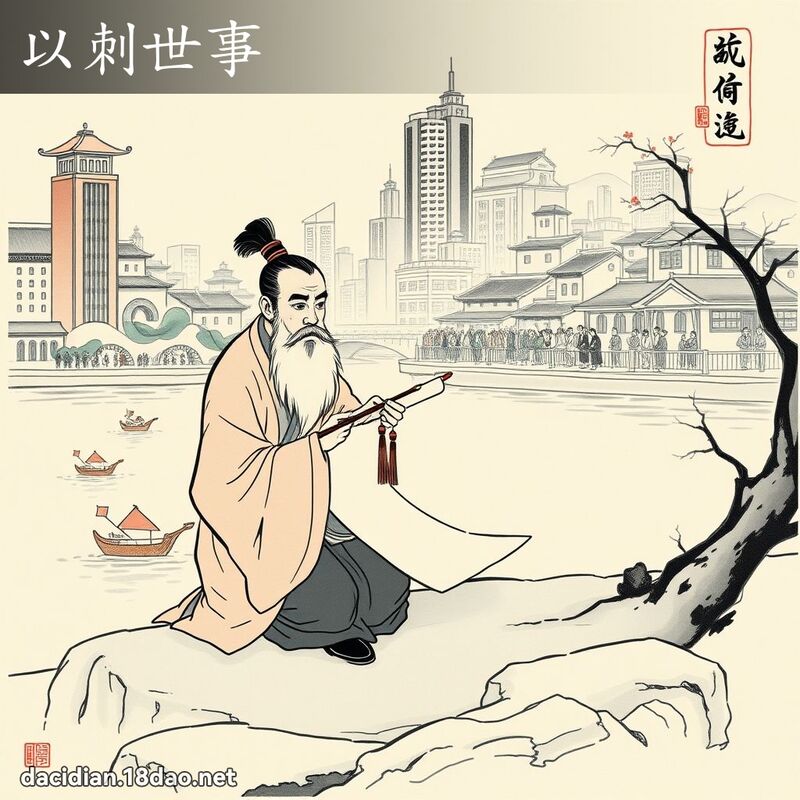 以刺世事 配图