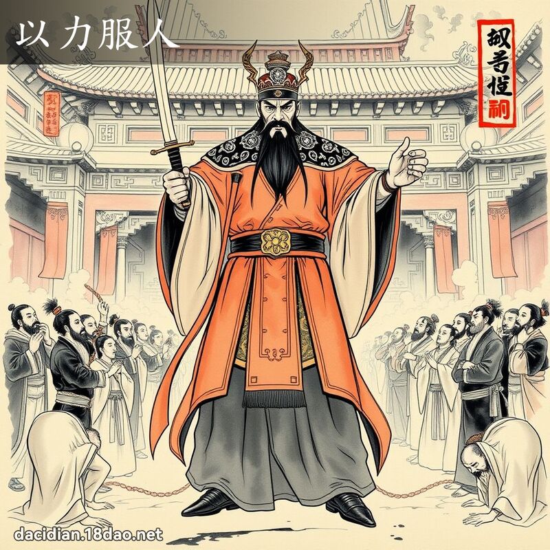 以力服人 配图