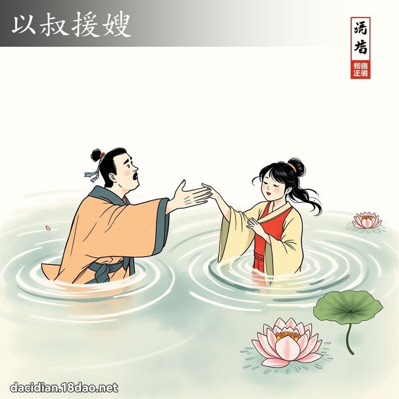 以叔援嫂 配图