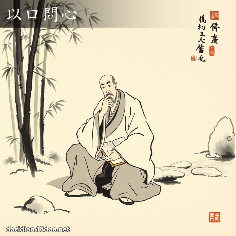 以口問心 配图