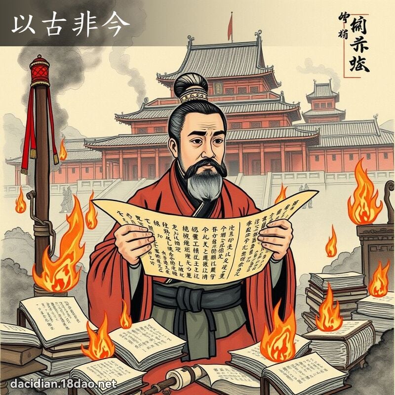以古非今 配图