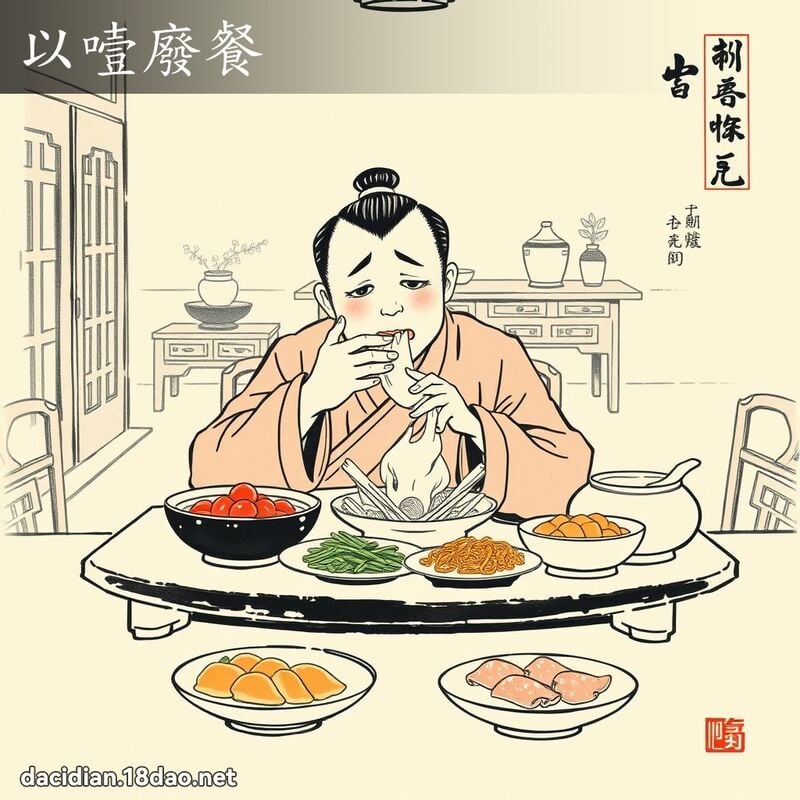 以噎廢餐 配图
