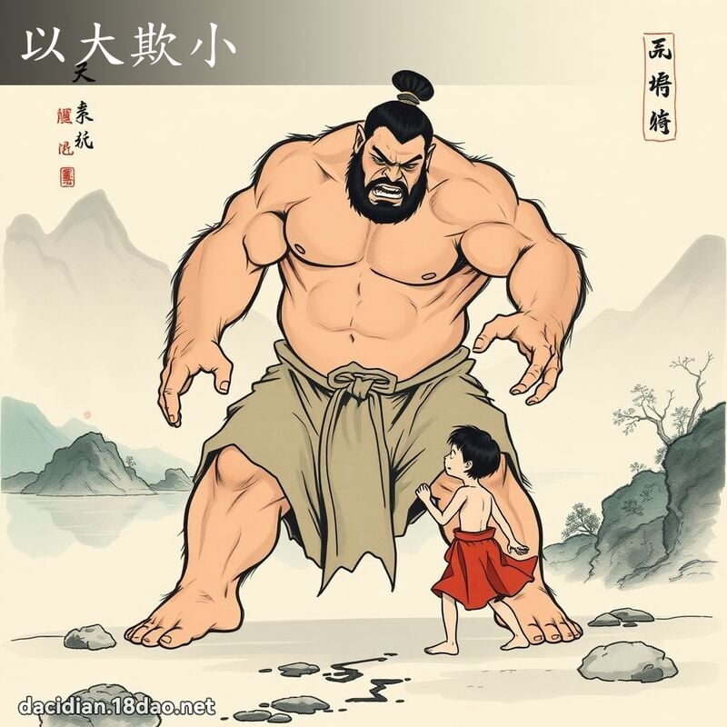 以大欺小 配图