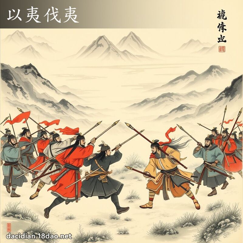 以夷伐夷 配图