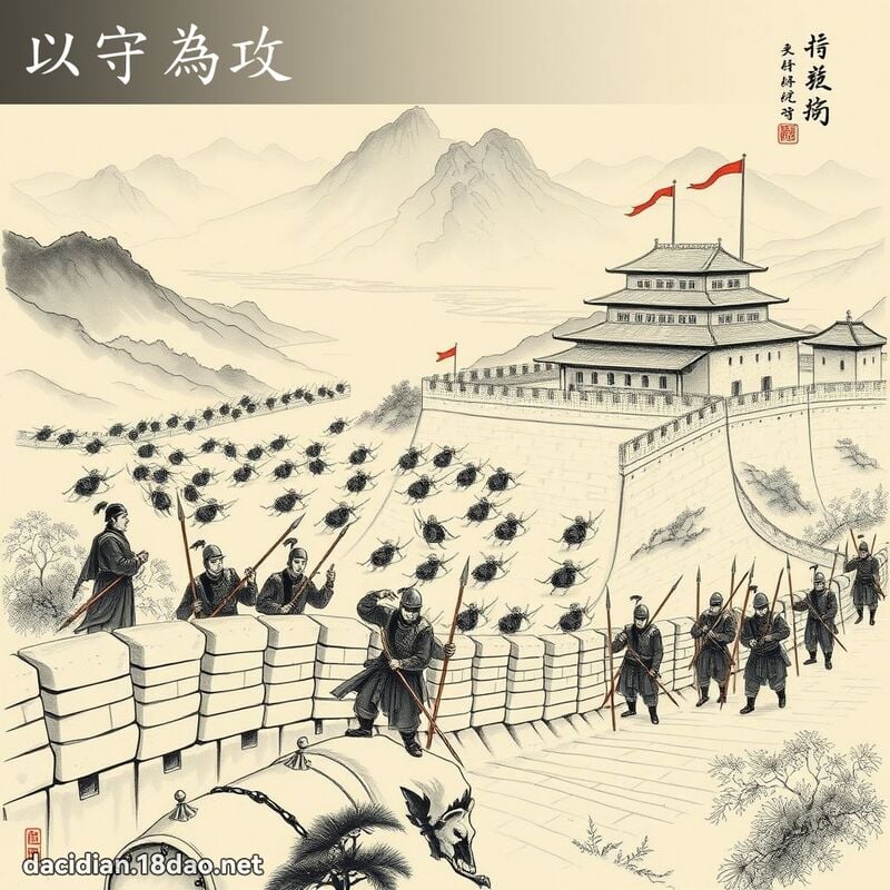 以守为攻 配图