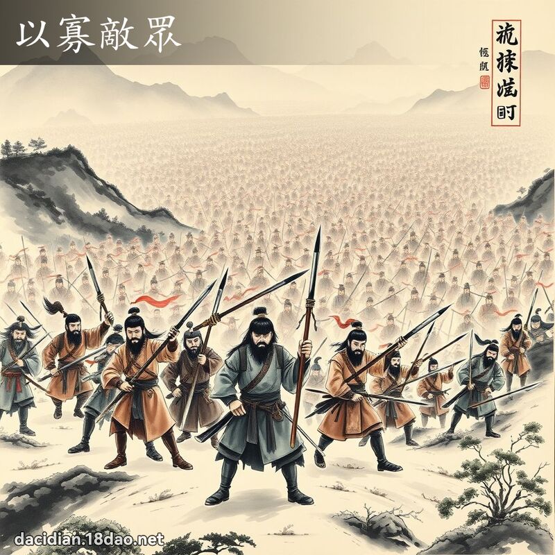 以寡敌眾 配图