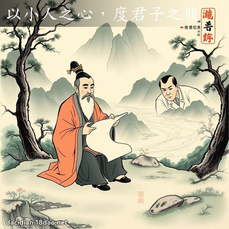 以小人之心,度君子之腹 配图