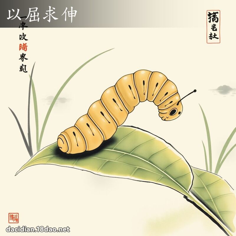 以屈求伸 配图