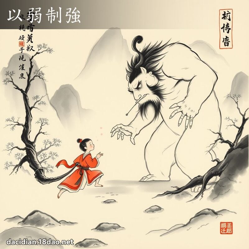 以弱制强 配图