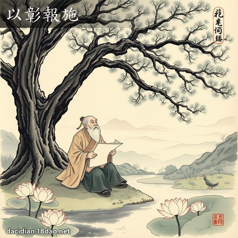 以彰報施 - 中華成語配圖