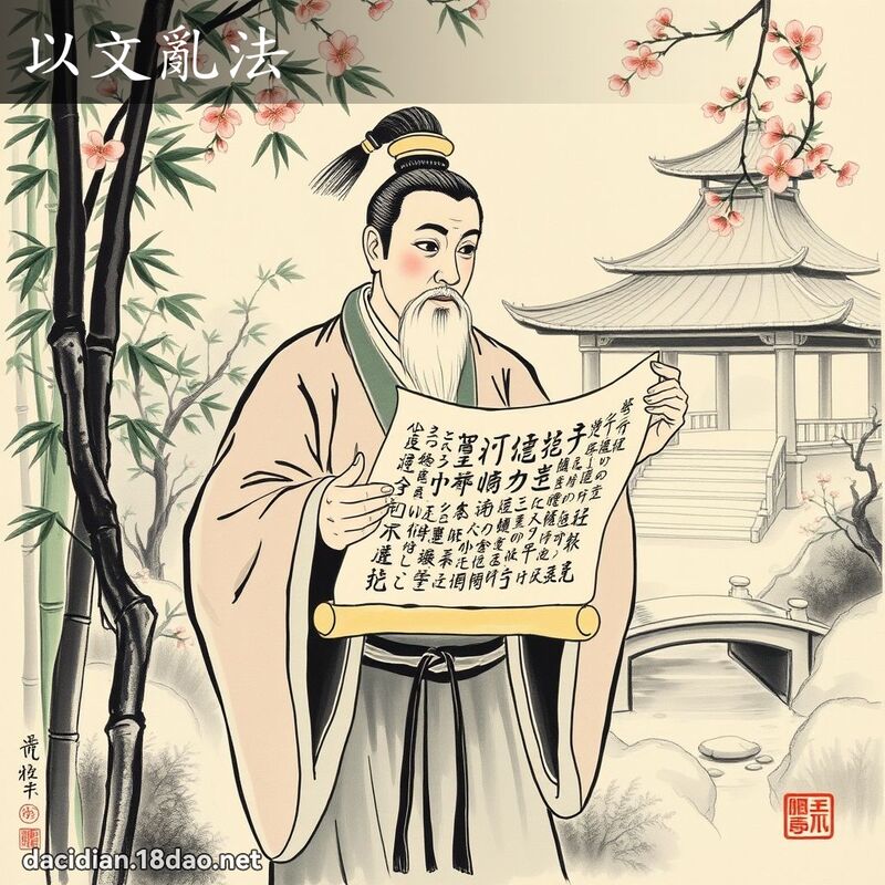 以文乱法 - 中华成语配图