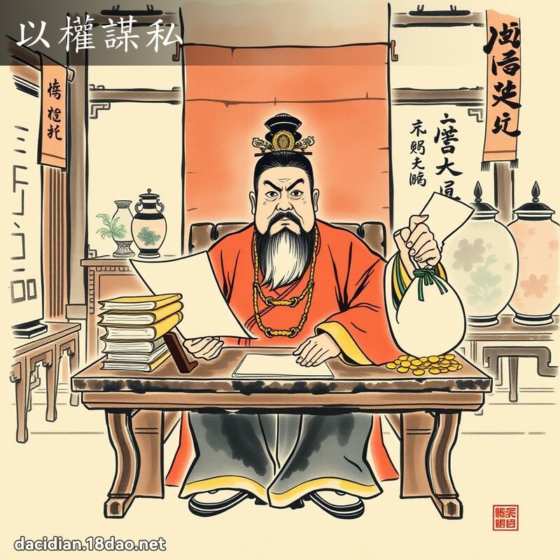 以权谋私 配图