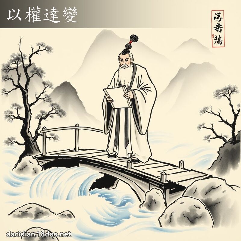 以權達變 - 中華成語配圖