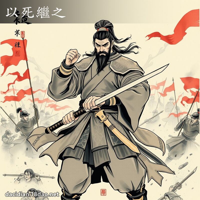 以死继之 配图