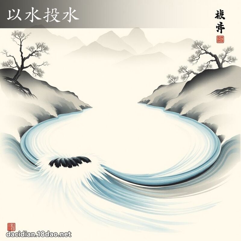 以水投水 配图