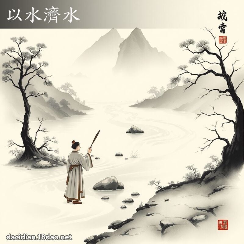 以水济水 配图