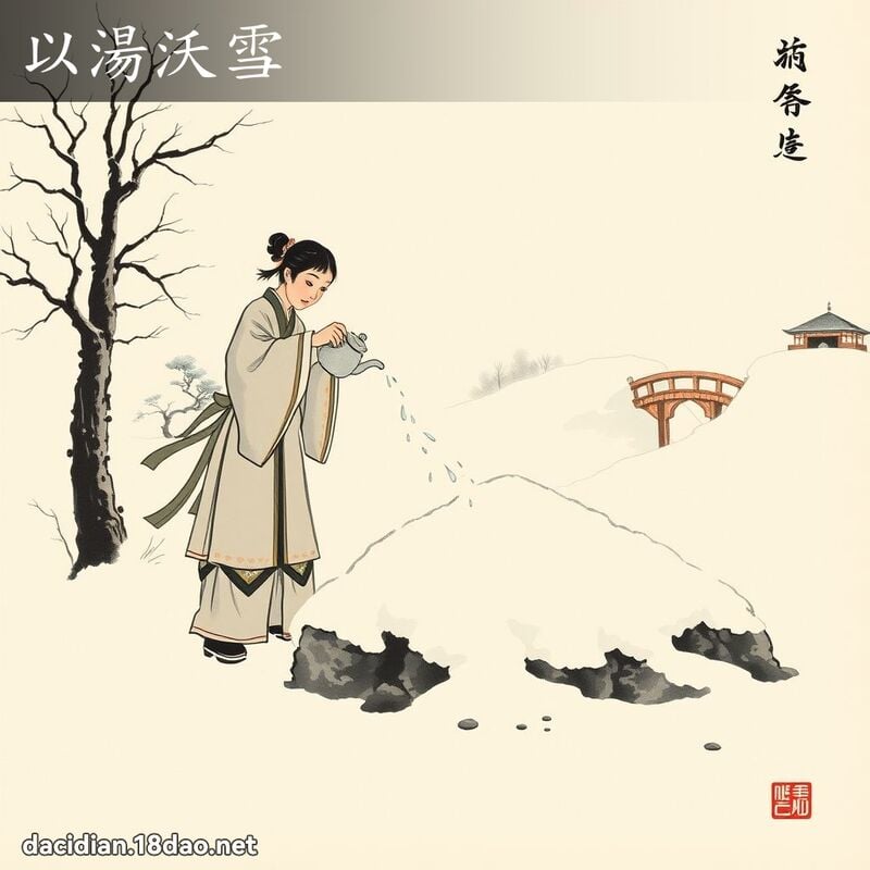 以汤沃雪 配图