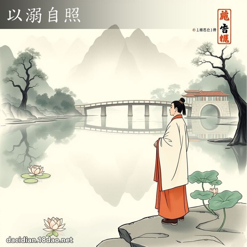以溺自照 配图