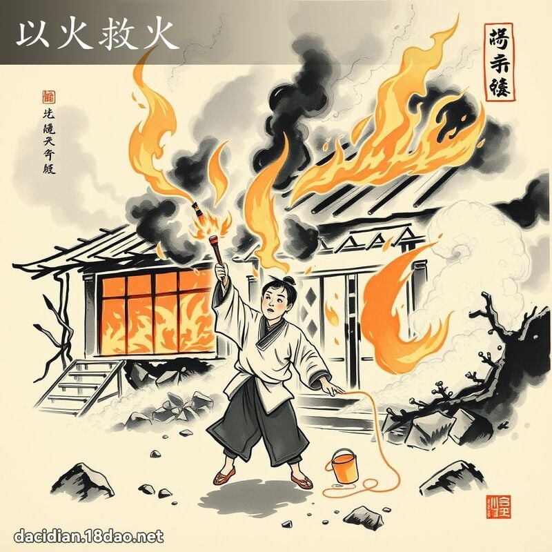 以火救火 配图