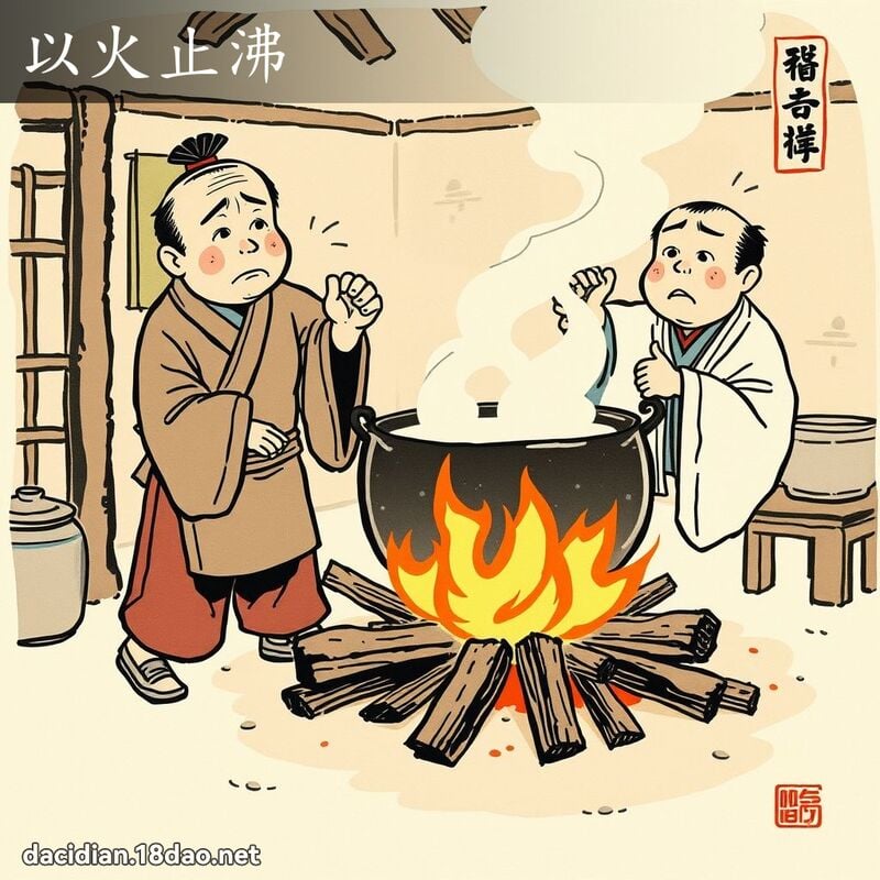 以火止沸 配图