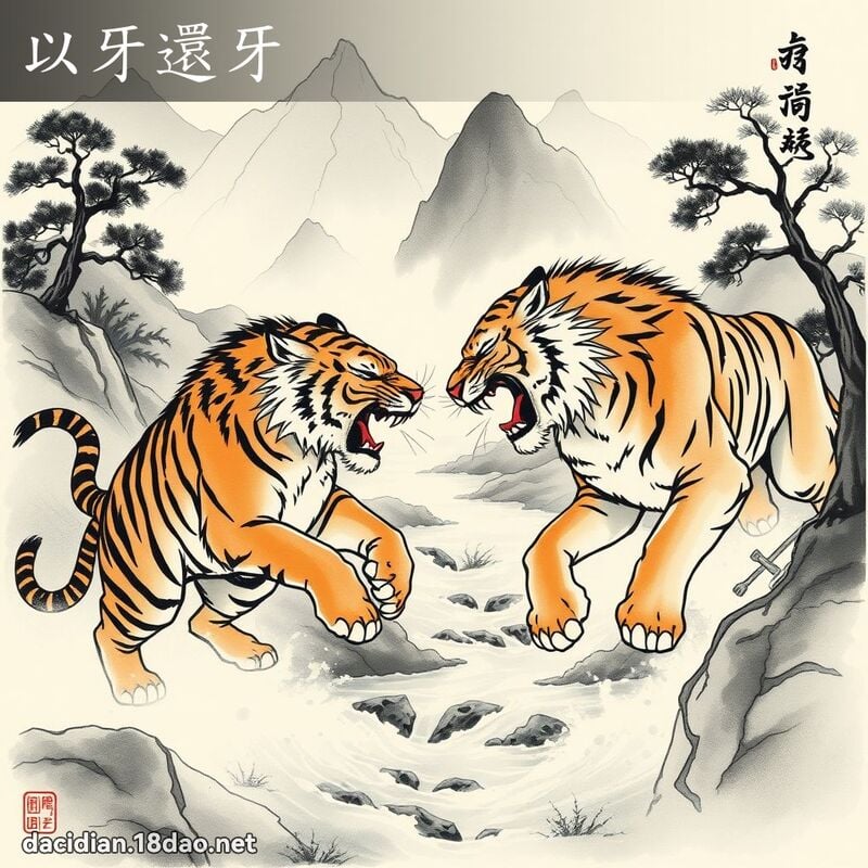 以牙还牙 配图