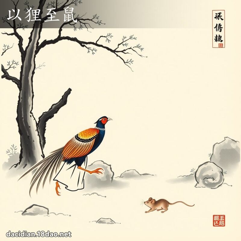 以狸至鼠 配图