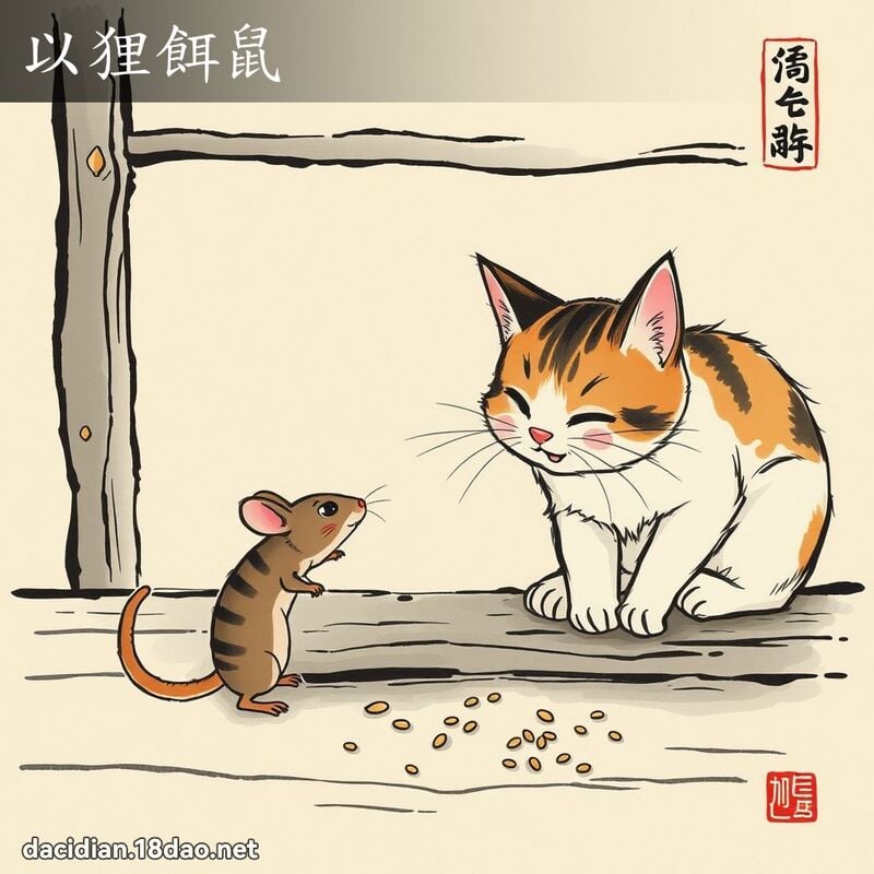 以狸饵鼠 配图