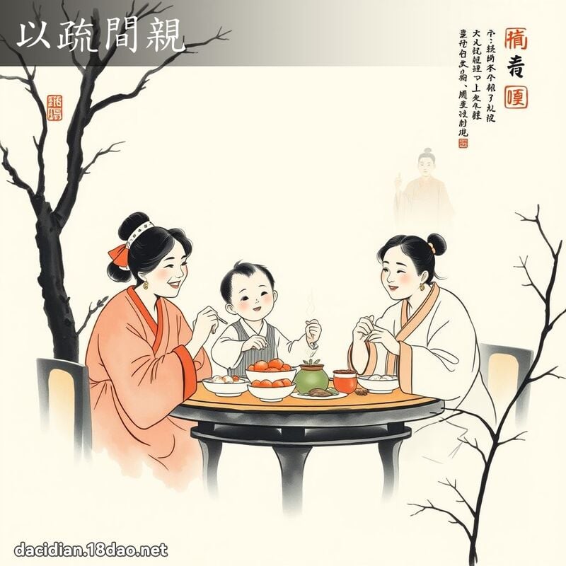 以疏间亲 配图