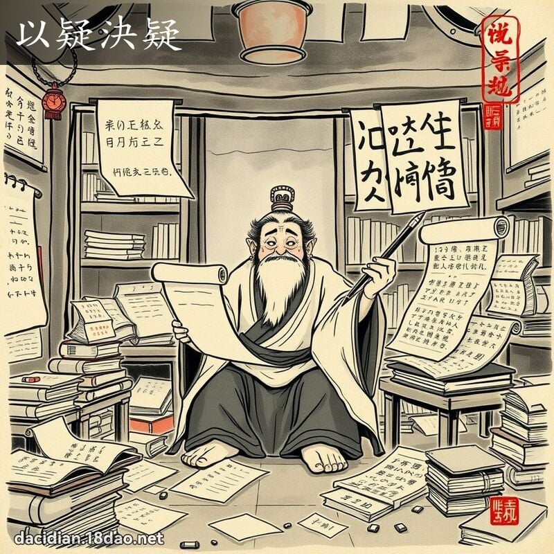 以疑决疑 配图