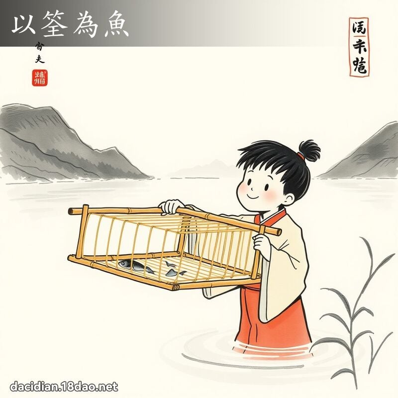 以筌为鱼 配图