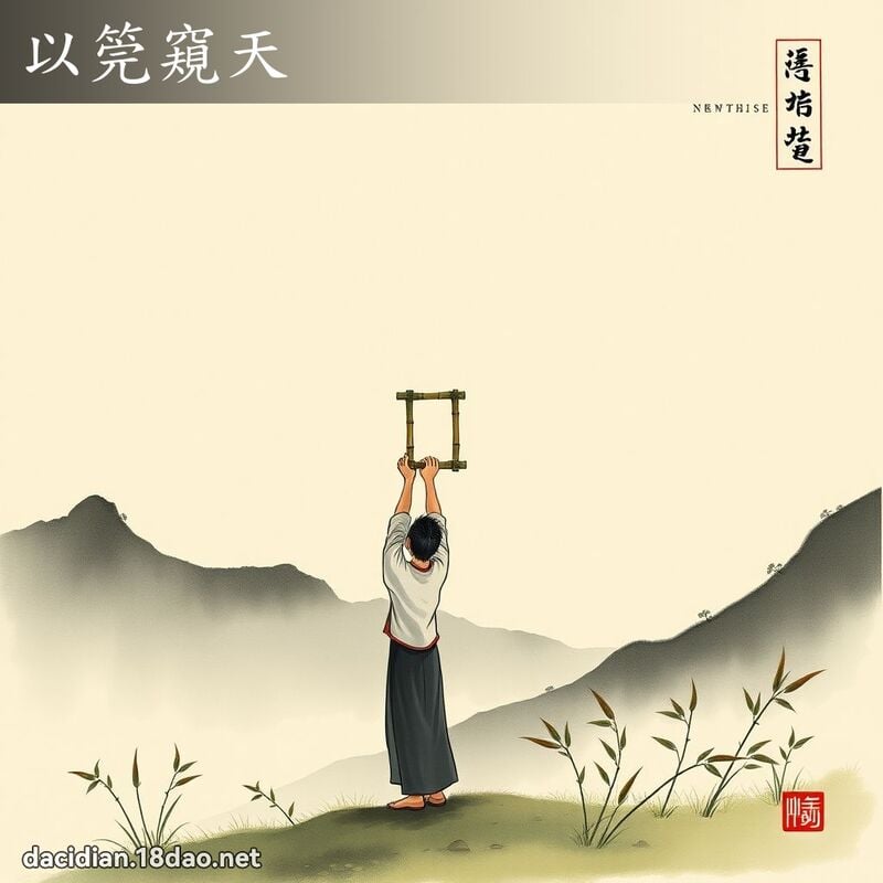 以筦窥天 配图