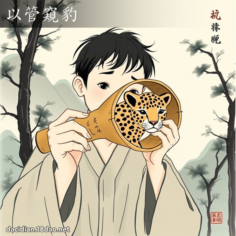 以管窥豹 配图