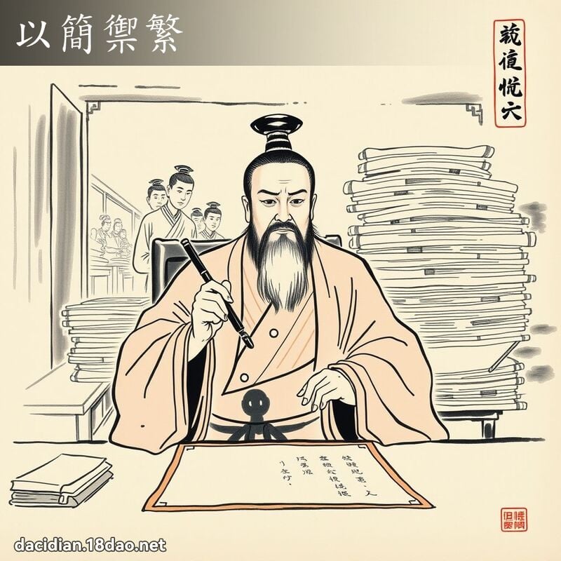 以简御繁 配图