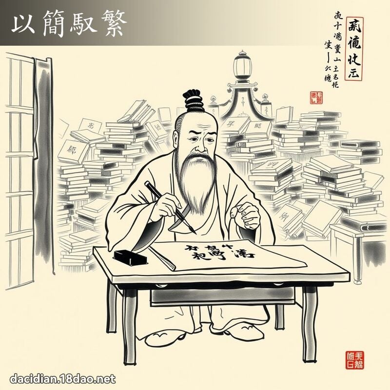 以简驭繁 配图