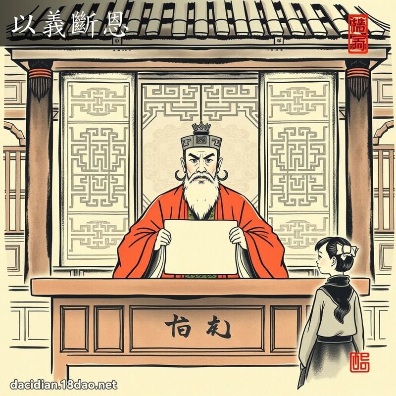 以义断恩 配图