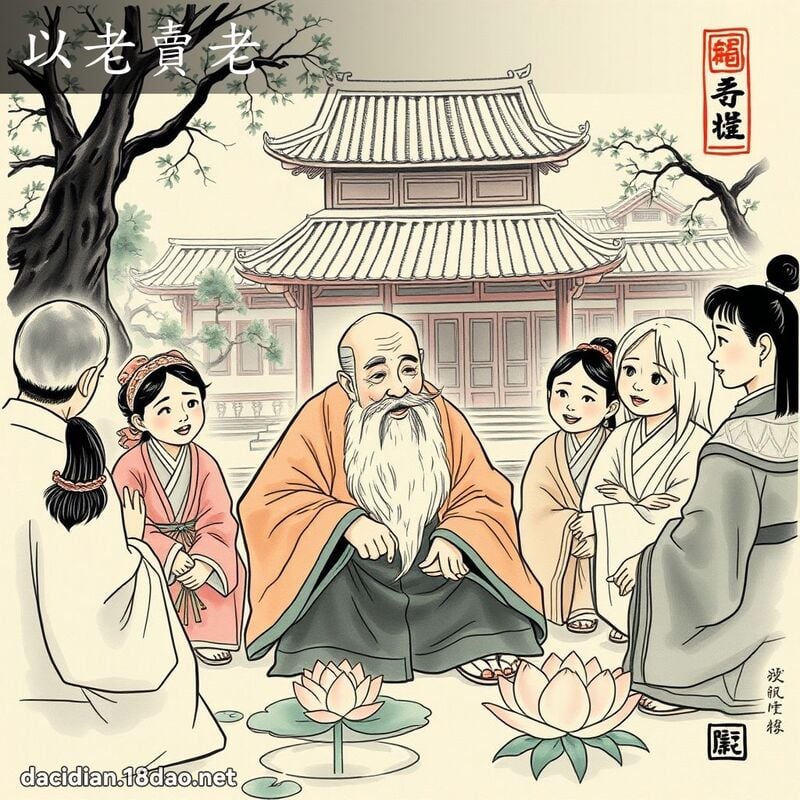 以老卖老 配图