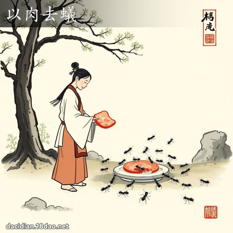 以肉去蚁 配图