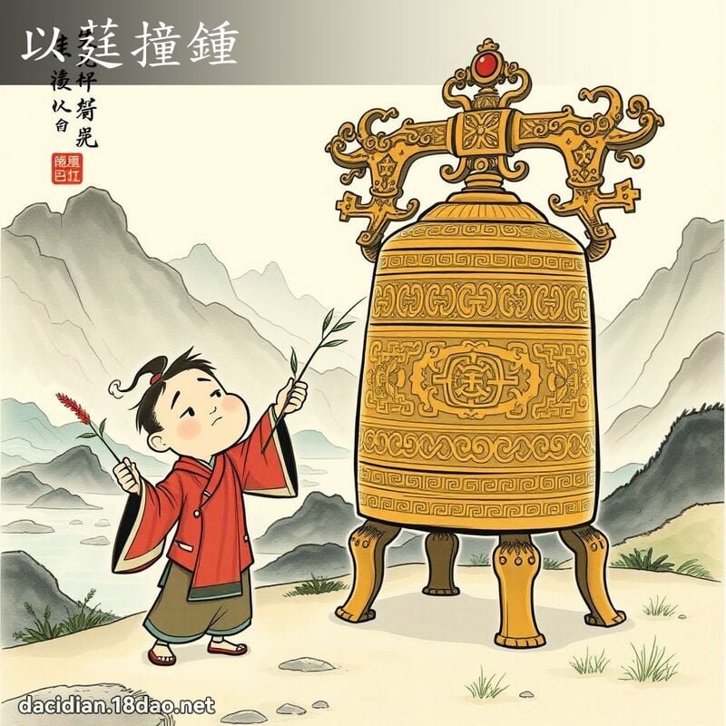 以莛撞钟 配图