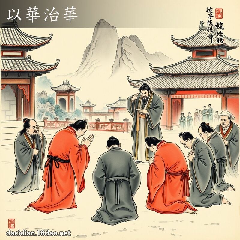 以华治华 配图