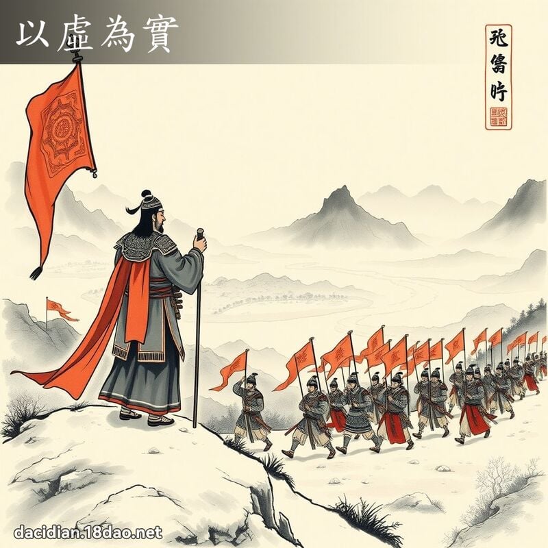以虚为实 配图