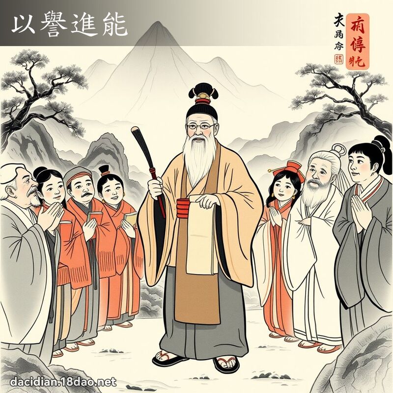 以誉进能 配图