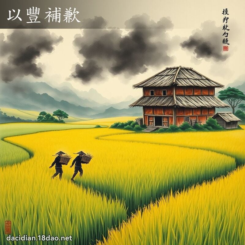 以丰补歉 配图