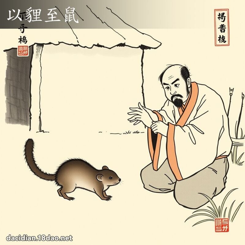 以貍至鼠 配图