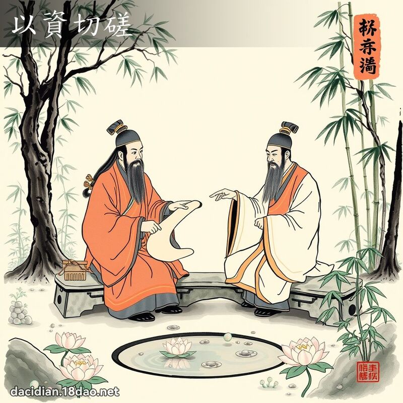 以资切磋 配图