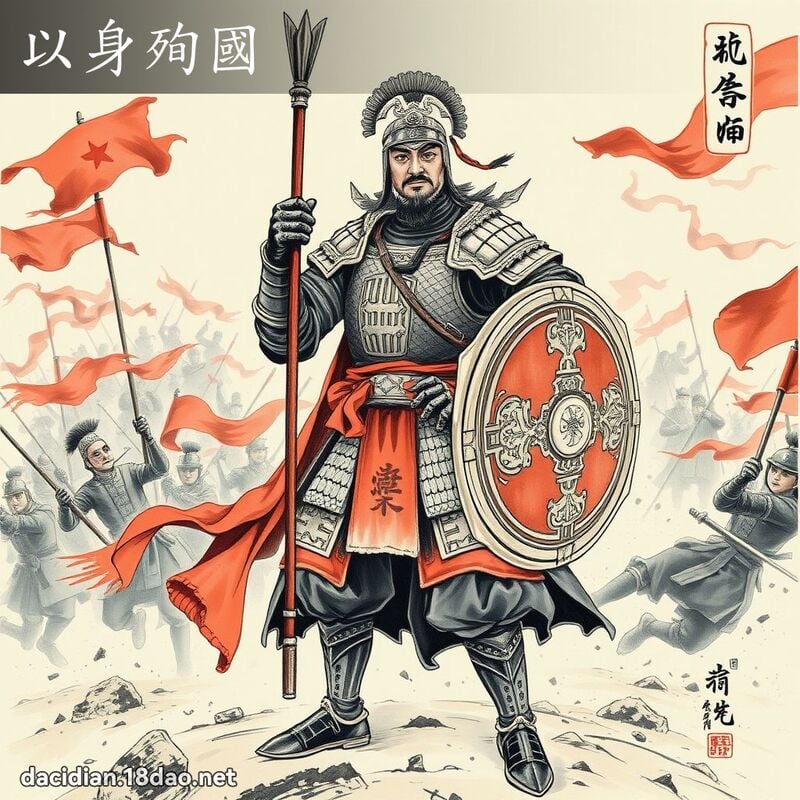 以身殉国 配图