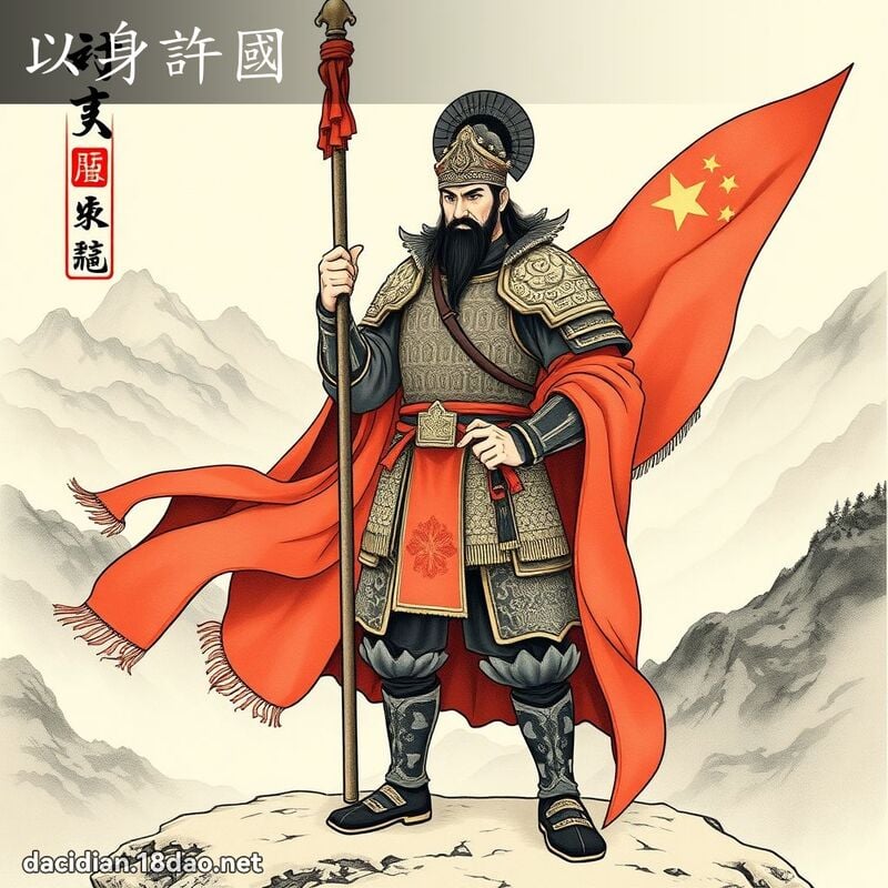 以身许国 配图