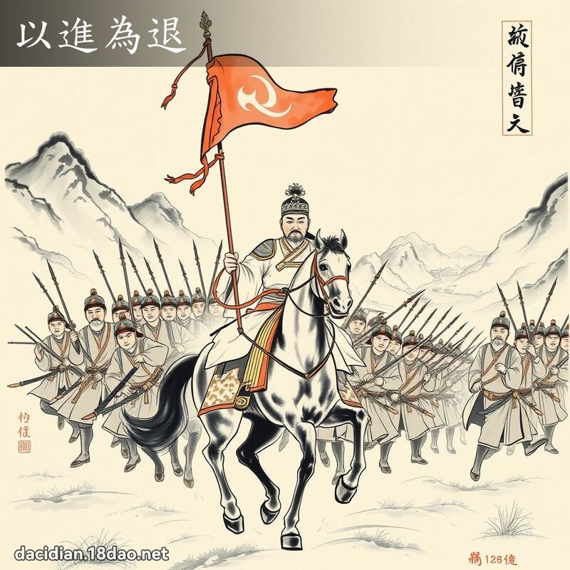 以进为退 配图