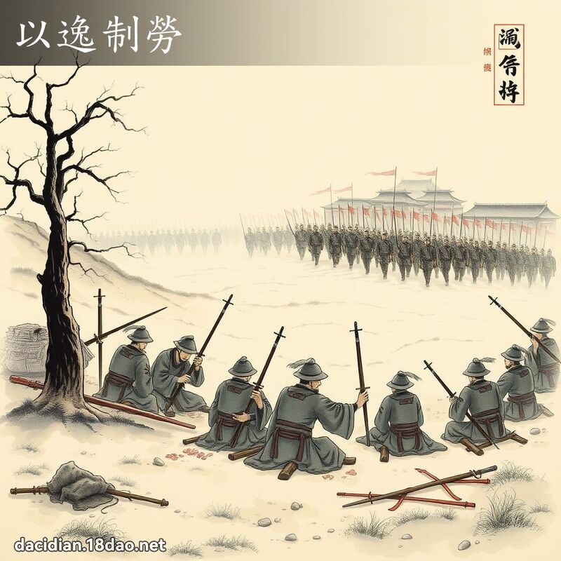 以逸制劳 配图